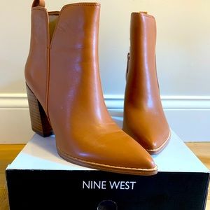 Nine West Birds Block Heel Bootie